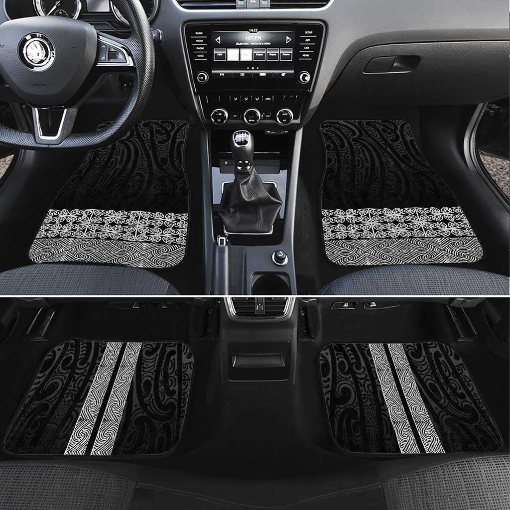 New Zealand Maori Kowhaiwhai Car Mats Pango Maui and Mangopare