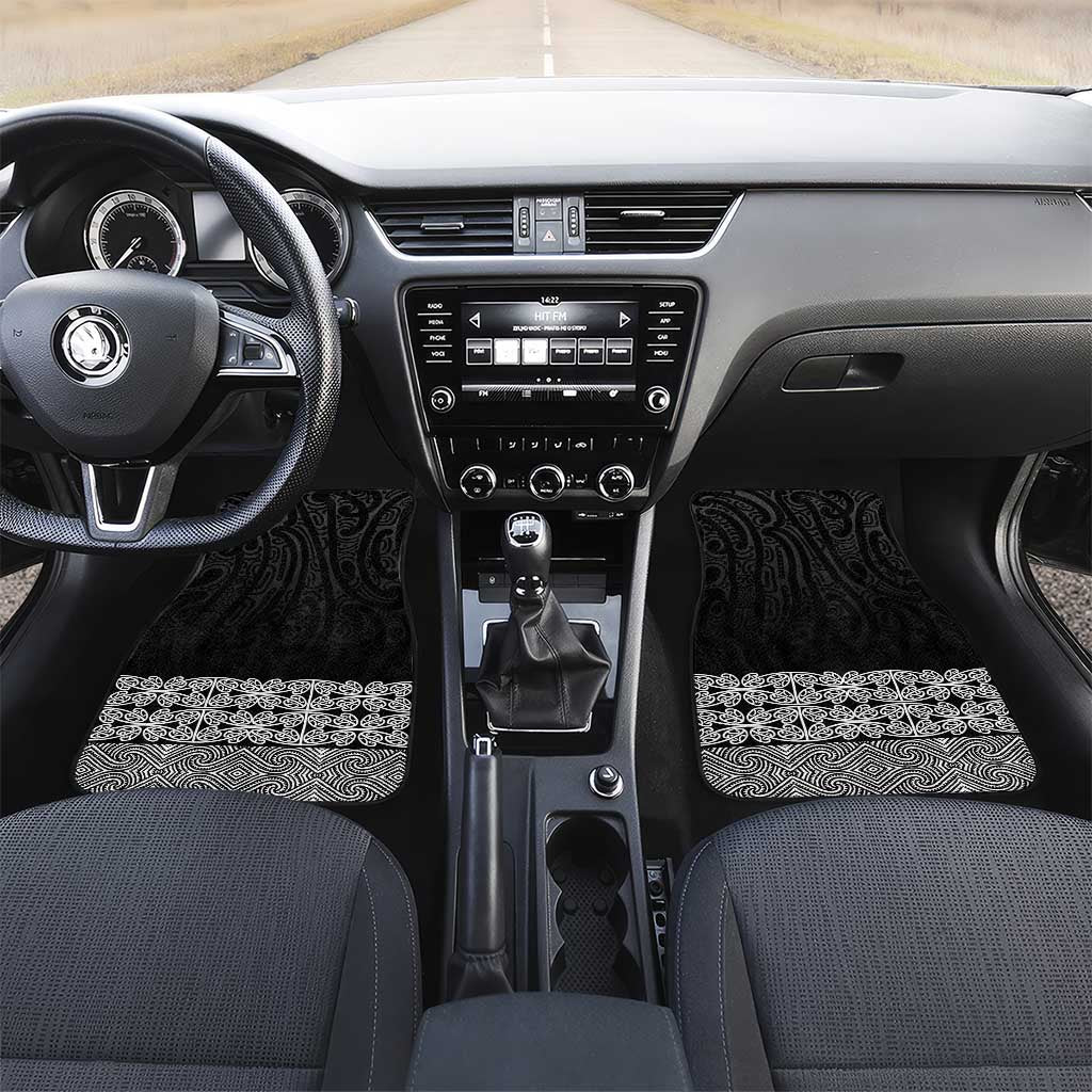 New Zealand Maori Kowhaiwhai Car Mats Pango Maui and Mangopare