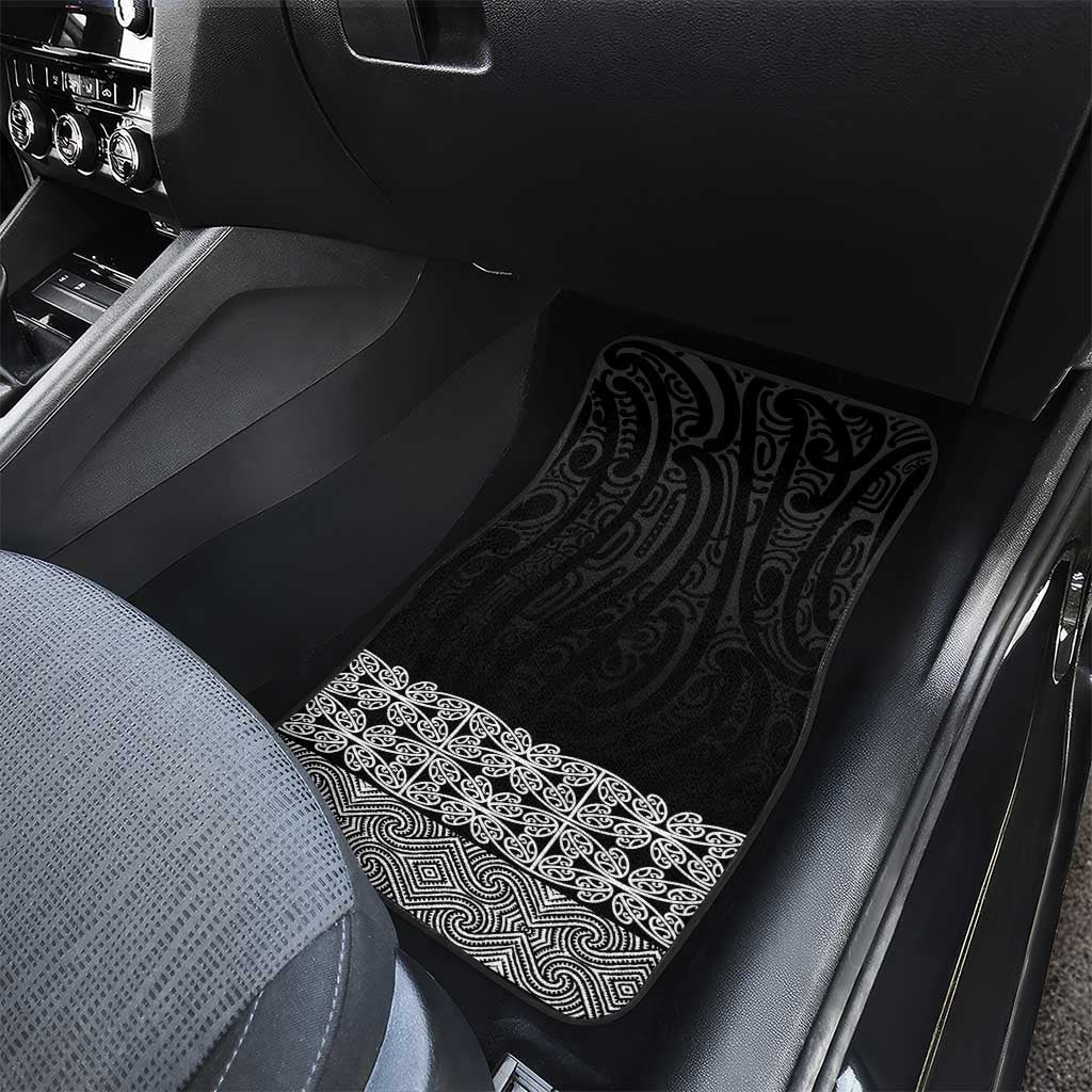 New Zealand Maori Kowhaiwhai Car Mats Pango Maui and Mangopare