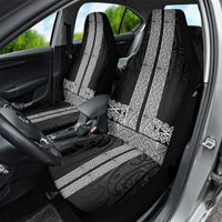 New Zealand Maori Kowhaiwhai Car Seat Cover Pango Maui and Mangopare