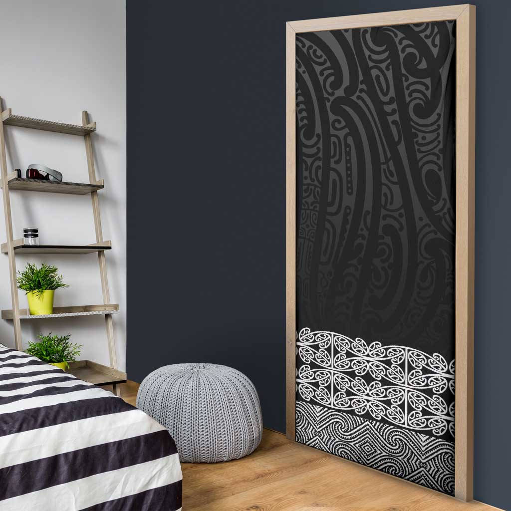 New Zealand Maori Kowhaiwhai Door Cover Pango Maui and Mangopare - Polynesian Pride