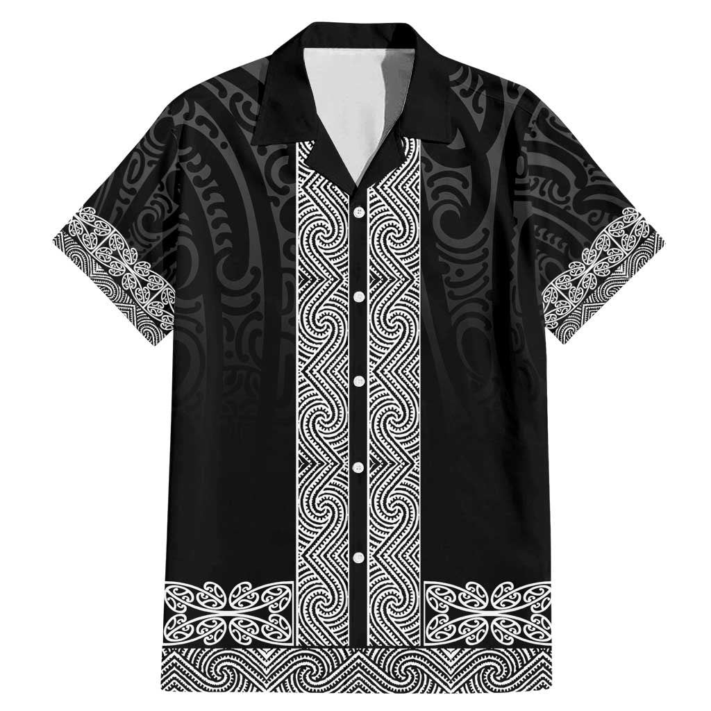 New Zealand Maori Kowhaiwhai Family Matching Mermaid Dress and Hawaiian Shirt Pango Maui and Mangopare