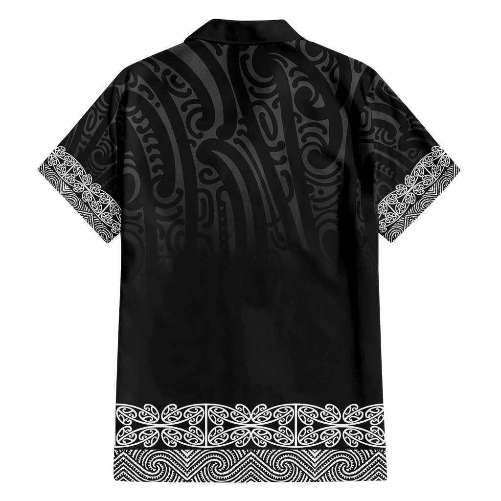 New Zealand Maori Kowhaiwhai Family Matching Tank Maxi Dress and Hawaiian Shirt Pango Maui and Mangopare