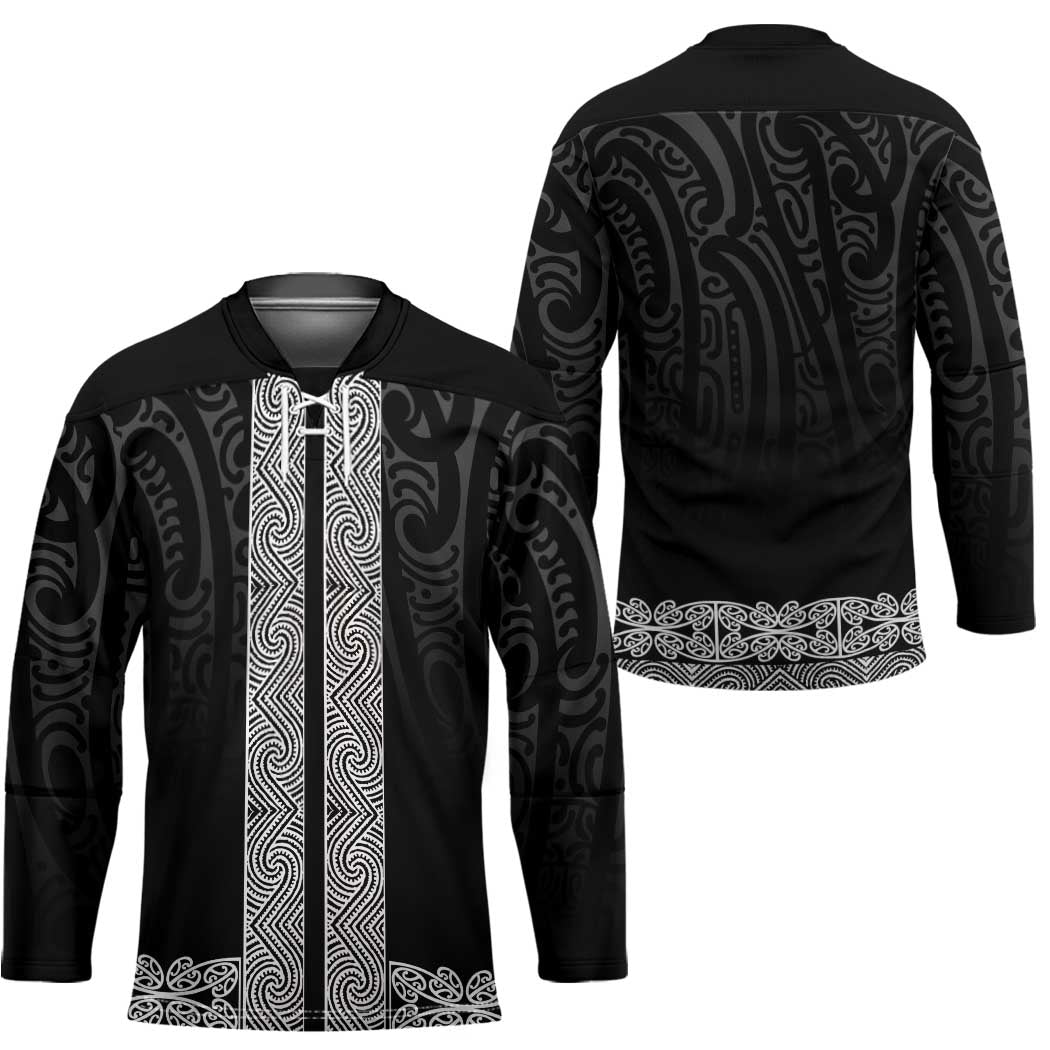 New Zealand Maori Kowhaiwhai Hockey Jersey Pango Maui and Mangopare - Polynesian Pride