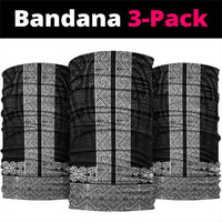 New Zealand Maori Kowhaiwhai Neck Gaiter Pango Maui and Mangopare - Polynesian Pride