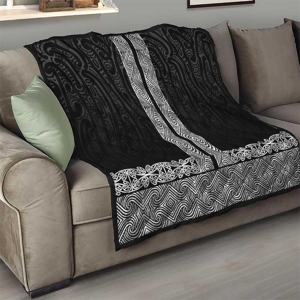 New Zealand Maori Kowhaiwhai Quilt Pango Maui and Mangopare