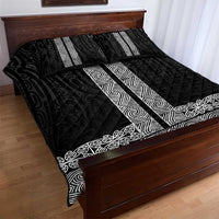 New Zealand Maori Kowhaiwhai Quilt Bed Set Pango Maui and Mangopare
