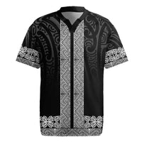 New Zealand Maori Kowhaiwhai Rugby Jersey Pango Maui and Mangopare