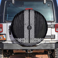 New Zealand Maori Kowhaiwhai Spare Tire Cover Pango Maui and Mangopare