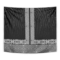 New Zealand Maori Kowhaiwhai Tapestry Pango Maui and Mangopare