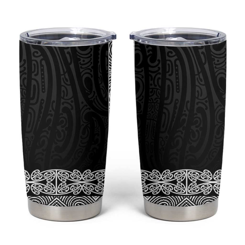 New Zealand Maori Kowhaiwhai Tumbler Cup Pango Maui and Mangopare