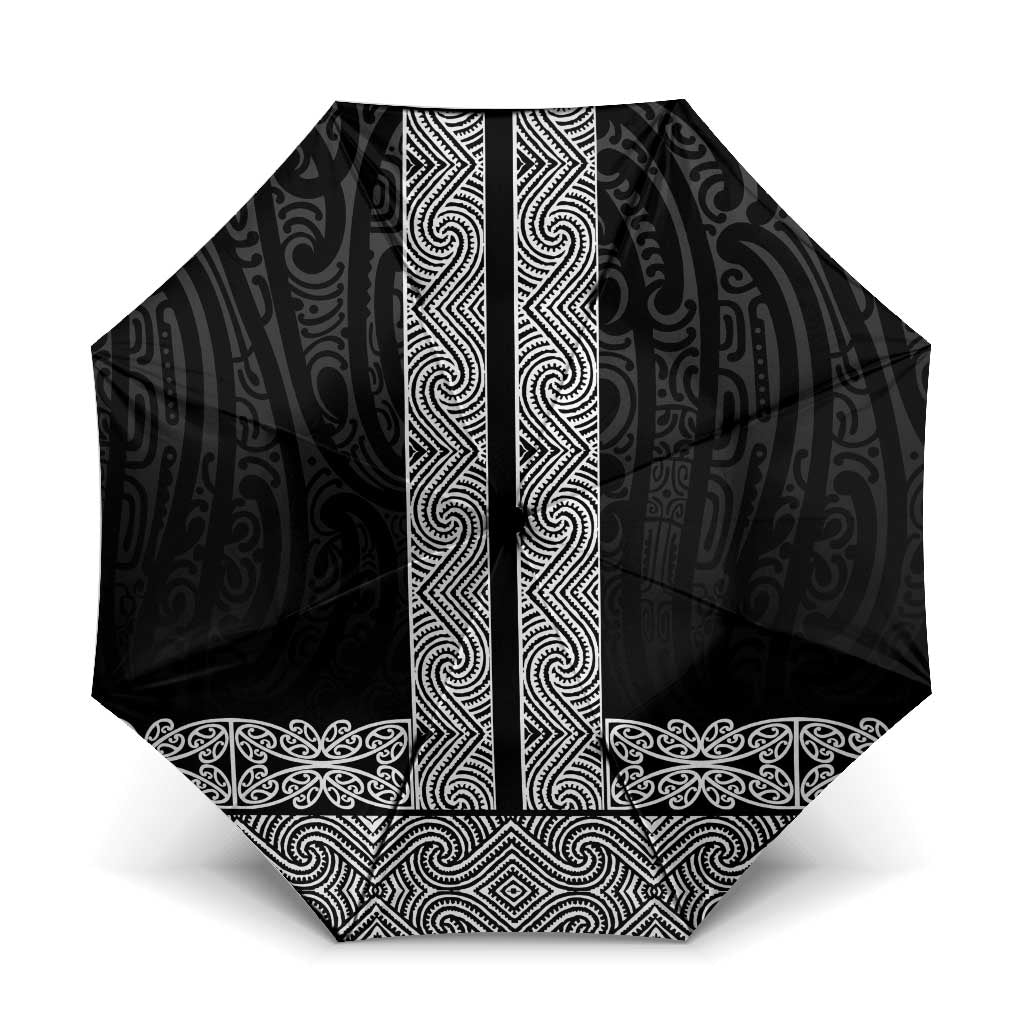 New Zealand Maori Kowhaiwhai Umbrella Pango Maui and Mangopare - Polynesian Pride