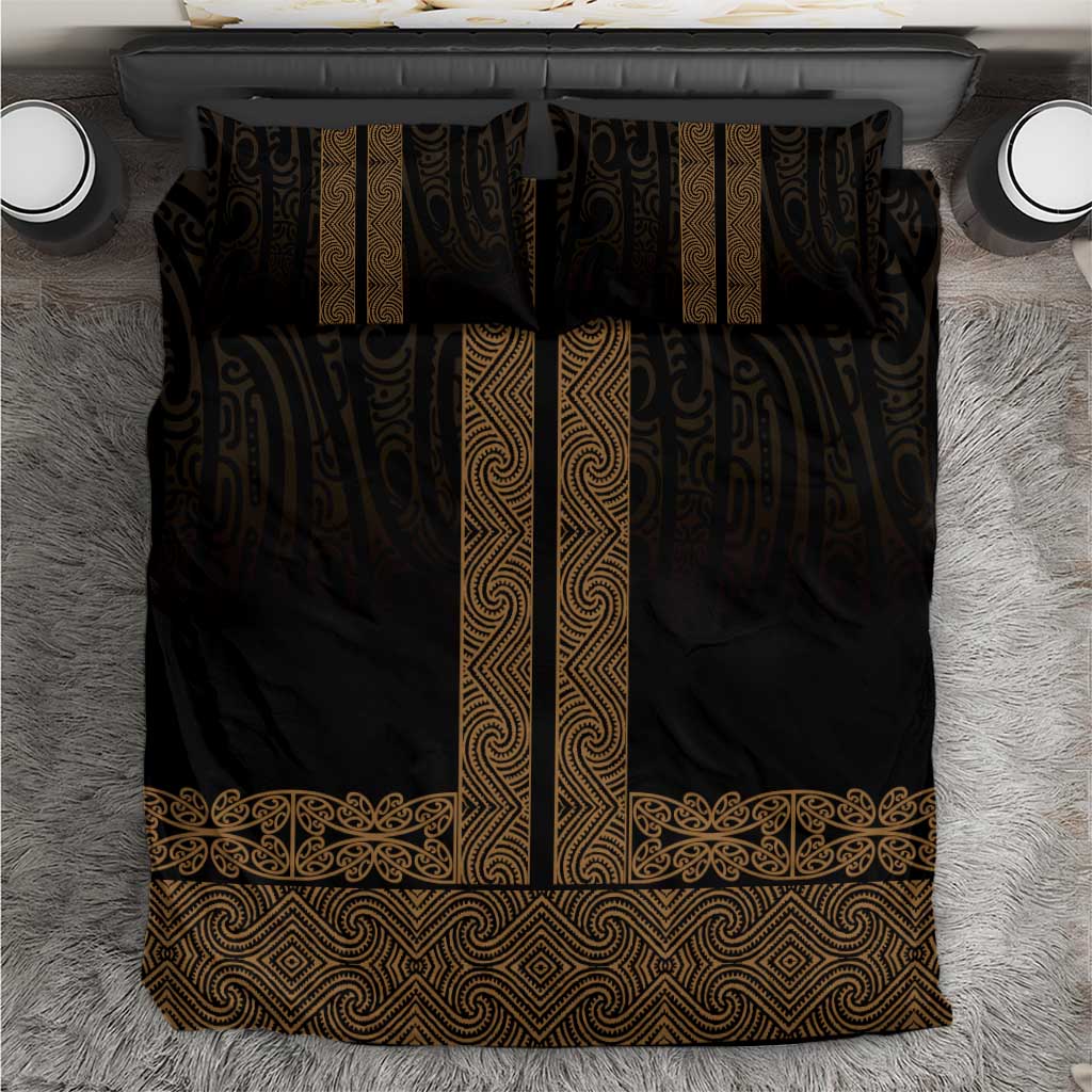 New Zealand Maori Kowhaiwhai Bedding Set Parauri Maui and Mangopare