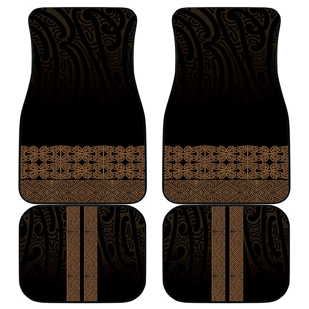 New Zealand Maori Kowhaiwhai Car Mats Parauri Maui and Mangopare