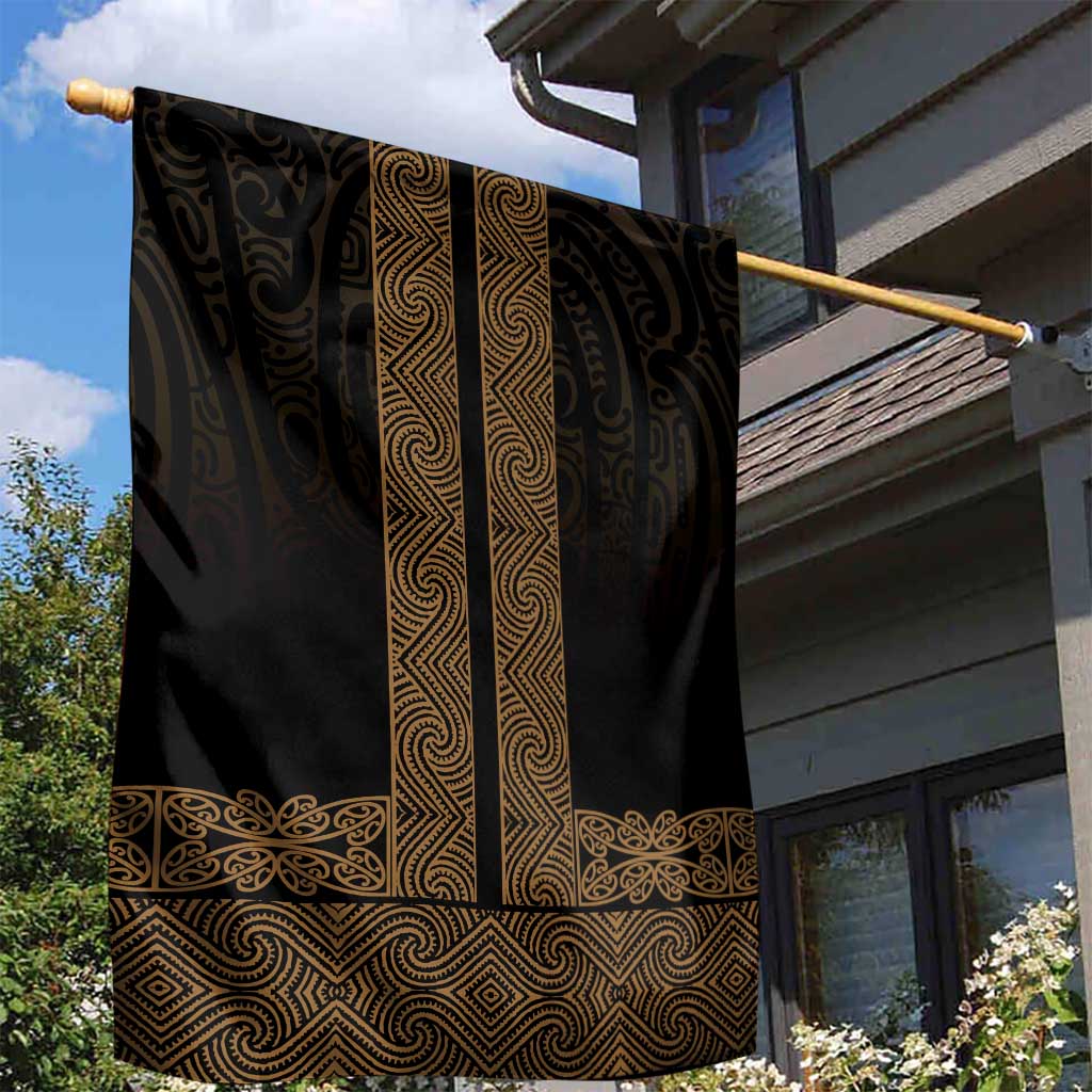New Zealand Maori Kowhaiwhai Garden Flag Parauri Maui and Mangopare