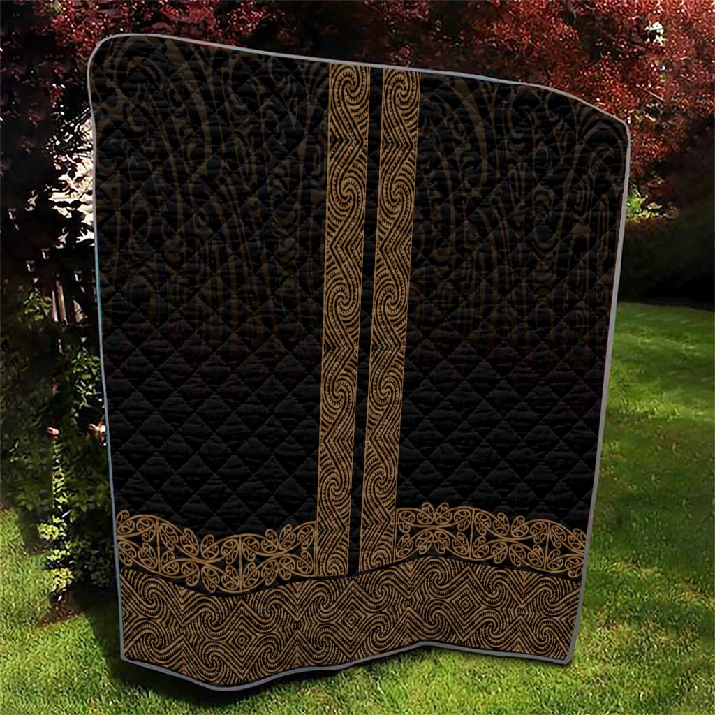 New Zealand Maori Kowhaiwhai Quilt Parauri Maui and Mangopare