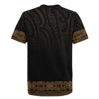 New Zealand Maori Kowhaiwhai Rugby Jersey Parauri Maui and Mangopare