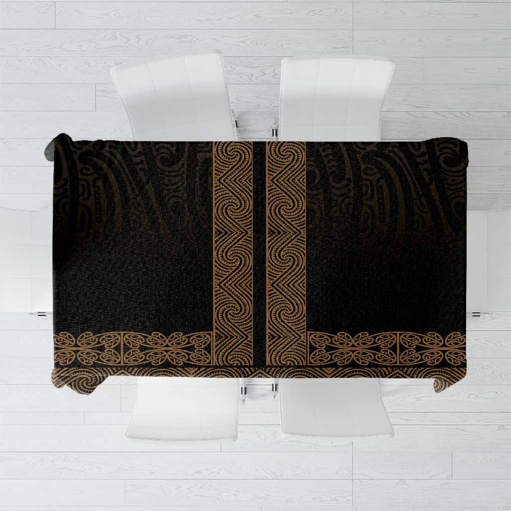 New Zealand Maori Kowhaiwhai Tablecloth Parauri Maui and Mangopare