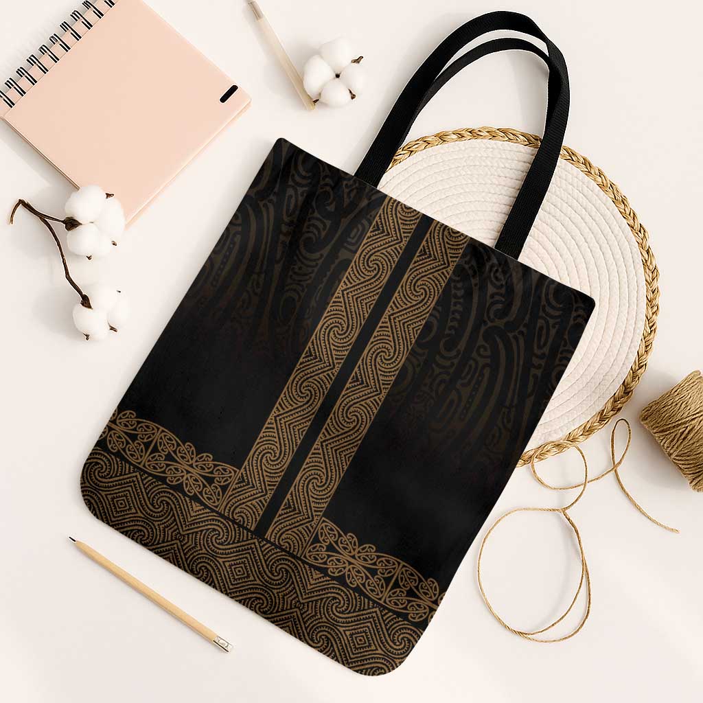 New Zealand Maori Kowhaiwhai Tote Bag Parauri Maui and Mangopare - Polynesian Pride
