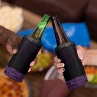 New Zealand Maori Kowhaiwhai 4 in 1 Can Cooler Tumbler Waiporoporo Maui and Mangopare