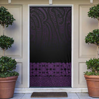 New Zealand Maori Kowhaiwhai Door Cover Waiporoporo Maui and Mangopare - Polynesian Pride