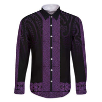 New Zealand Maori Kowhaiwhai Family Matching Mermaid Dress and Hawaiian Shirt Waiporoporo Maui and Mangopare