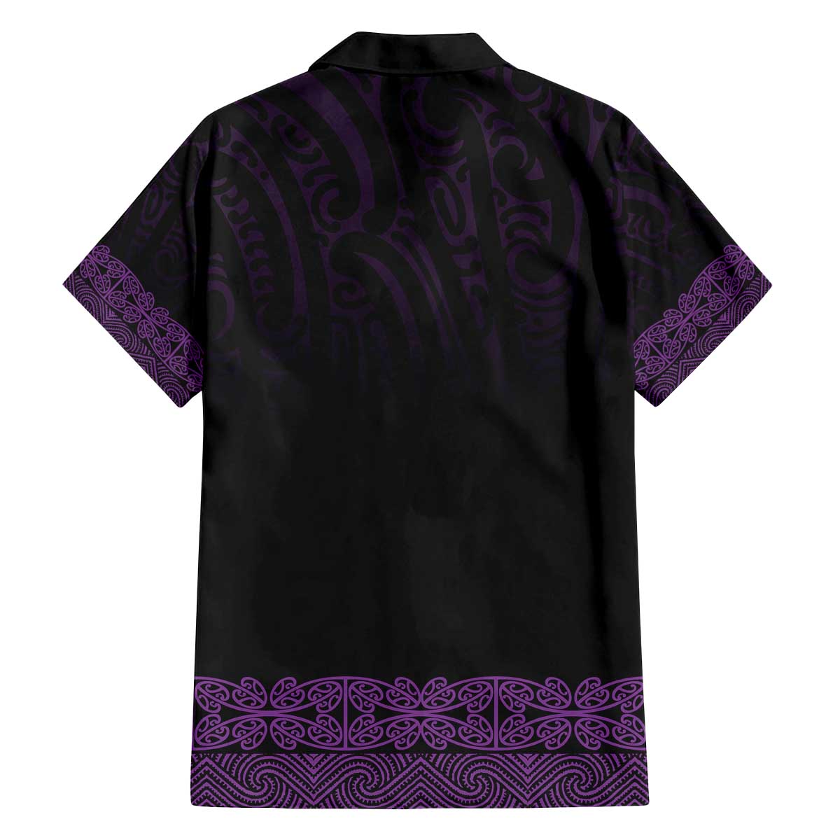 New Zealand Maori Kowhaiwhai Family Matching Off The Shoulder Long Sleeve Dress and Hawaiian Shirt Waiporoporo Maui and Mangopare