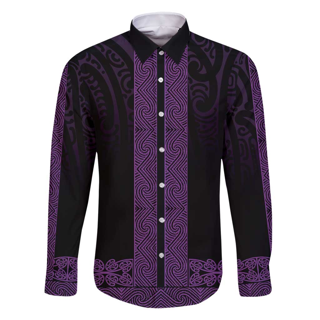 New Zealand Maori Kowhaiwhai Family Matching Tank Maxi Dress and Hawaiian Shirt Waiporoporo Maui and Mangopare