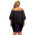 New Zealand Maori Kowhaiwhai Off Shoulder Short Dress Waiporoporo Maui and Mangopare
