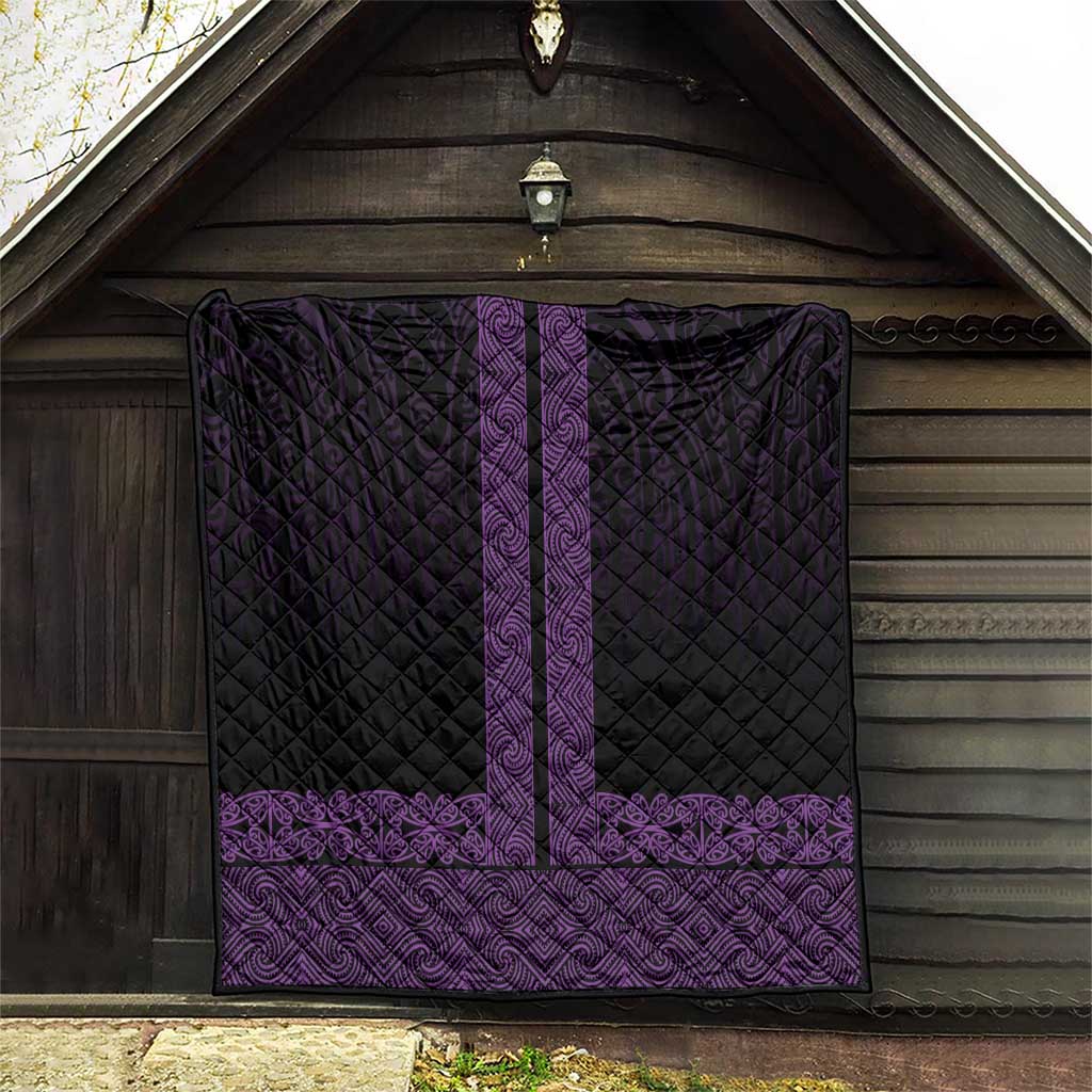 New Zealand Maori Kowhaiwhai Quilt Waiporoporo Maui and Mangopare
