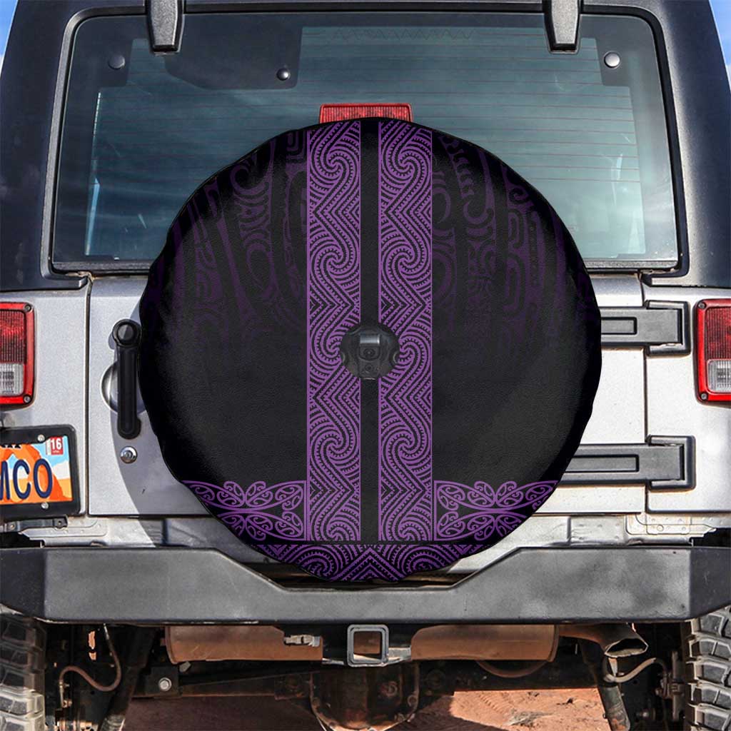 New Zealand Maori Kowhaiwhai Spare Tire Cover Waiporoporo Maui and Mangopare