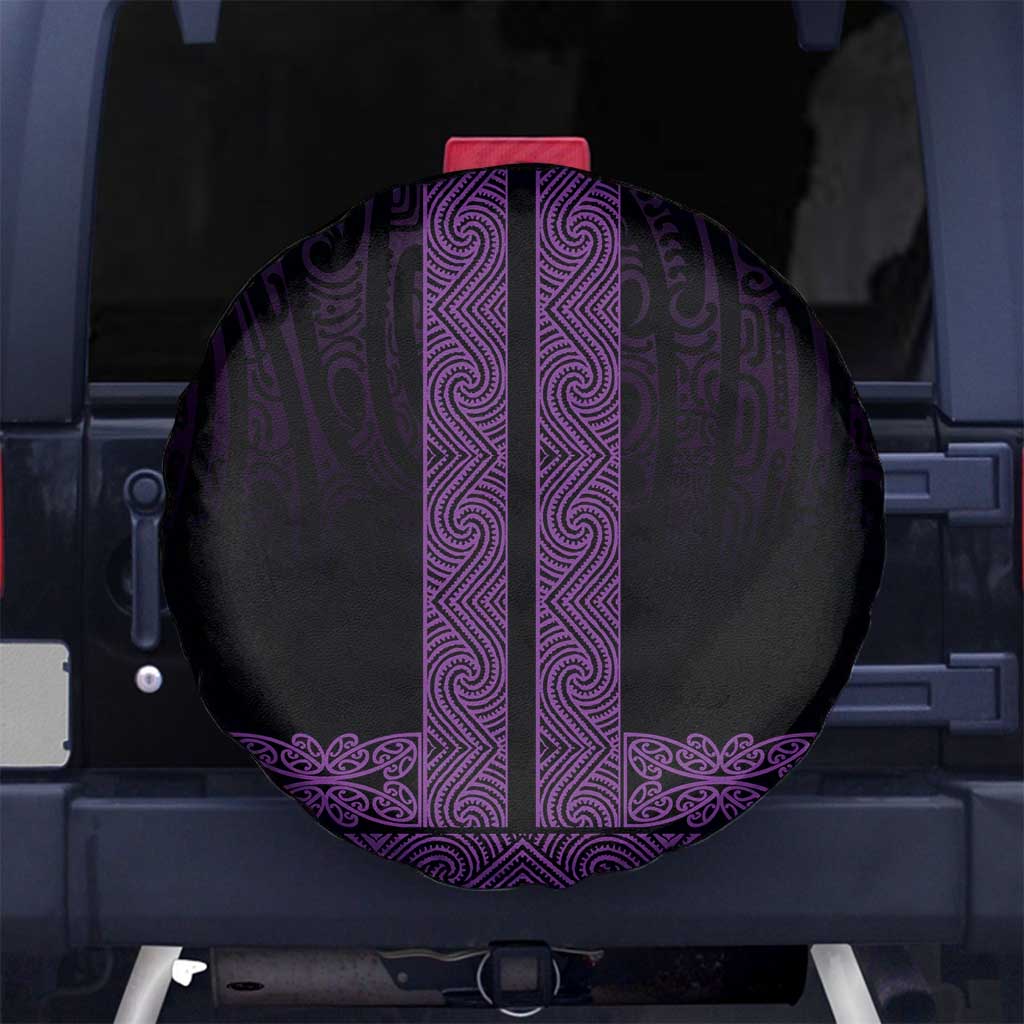 New Zealand Maori Kowhaiwhai Spare Tire Cover Waiporoporo Maui and Mangopare