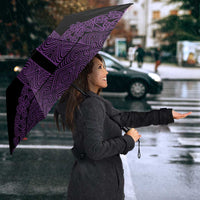 New Zealand Maori Kowhaiwhai Umbrella Waiporoporo Maui and Mangopare - Polynesian Pride