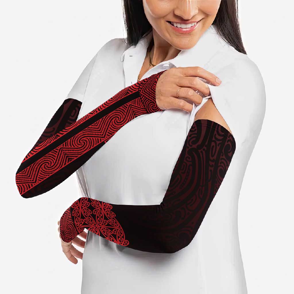 New Zealand Maori Kowhaiwhai Arm Sleeves Whero Maui and Mangopare - Polynesian Pride