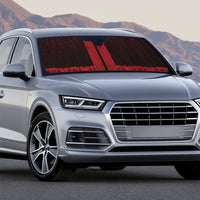 New Zealand Maori Kowhaiwhai Auto Sun Shade Whero Maui and Mangopare - Polynesian Pride