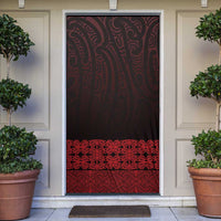 New Zealand Maori Kowhaiwhai Door Cover Whero Maui and Mangopare - Polynesian Pride