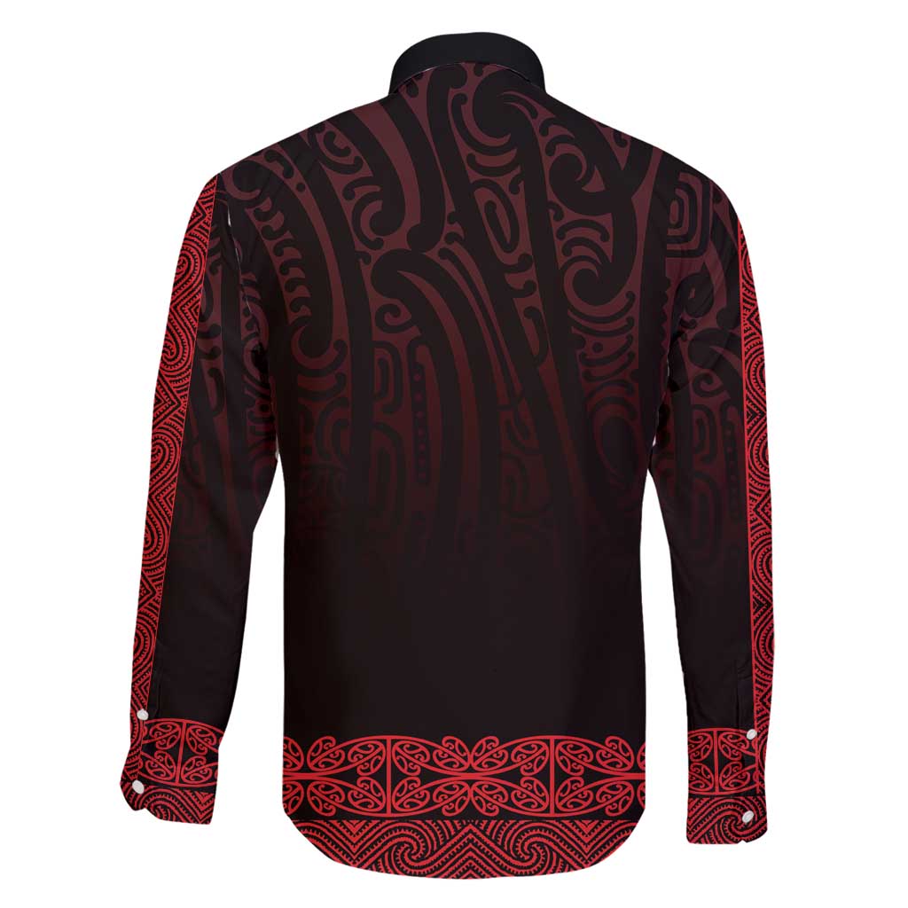 New Zealand Maori Kowhaiwhai Family Matching Puletasi and Hawaiian Shirt Whero Maui and Mangopare