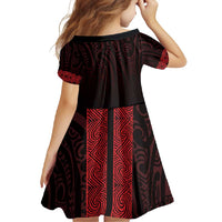 New Zealand Maori Kowhaiwhai Family Matching Summer Maxi Dress and Hawaiian Shirt Whero Maui and Mangopare