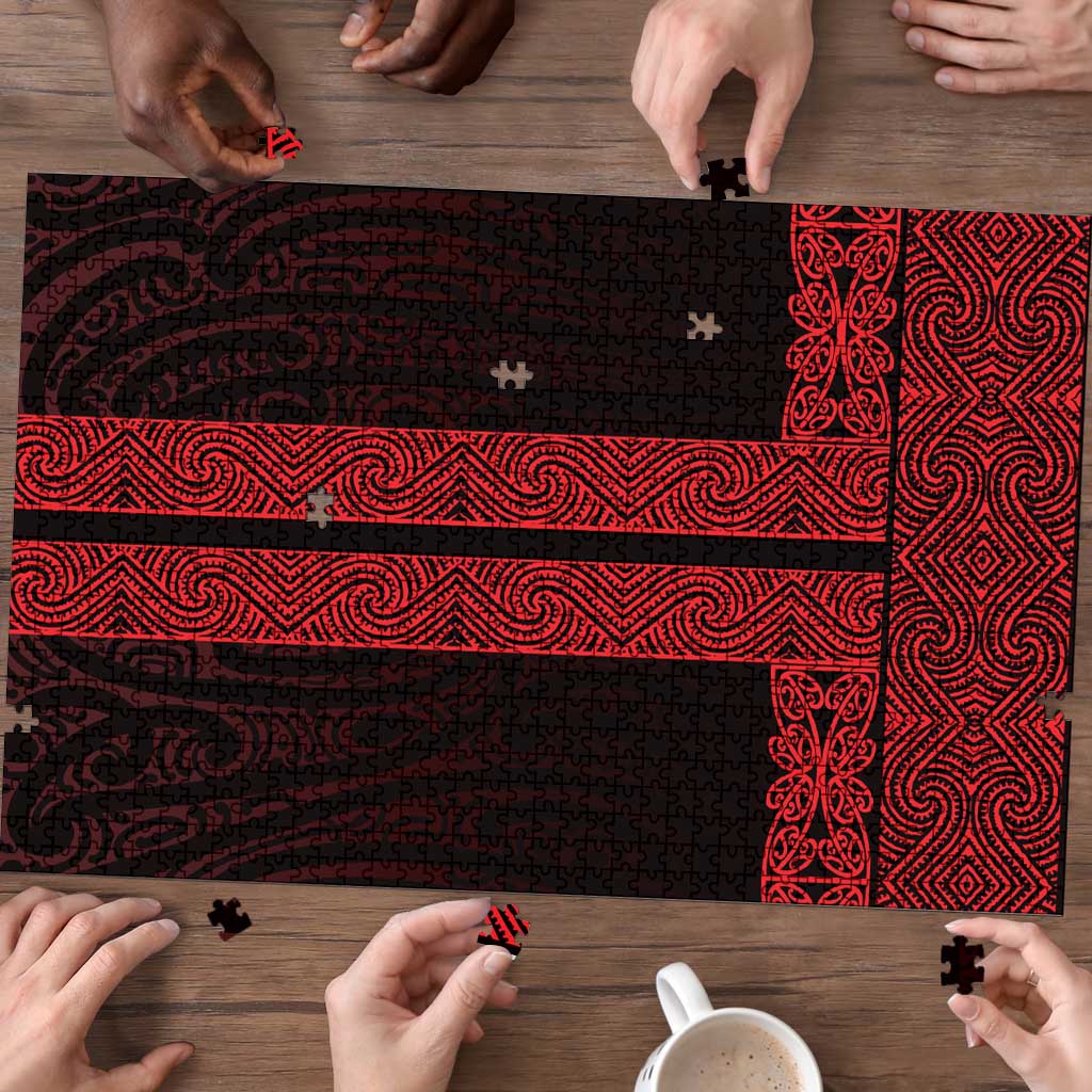New Zealand Maori Kowhaiwhai Puzzle Whero Maui and Mangopare - Polynesian Pride