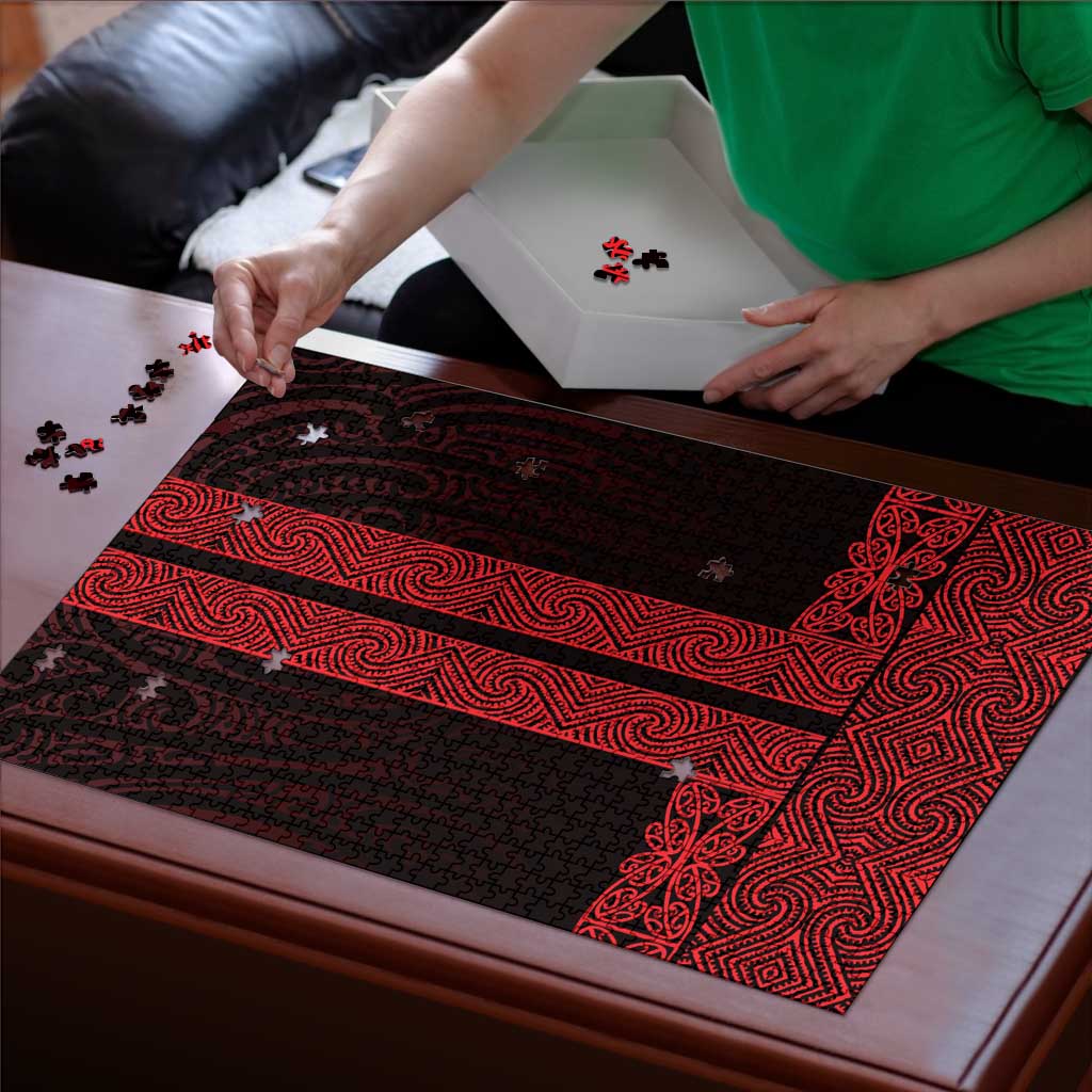 New Zealand Maori Kowhaiwhai Puzzle Whero Maui and Mangopare - Polynesian Pride