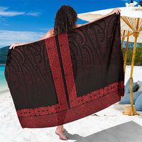 New Zealand Maori Kowhaiwhai Sarong Whero Maui and Mangopare