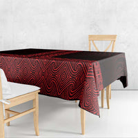 New Zealand Maori Kowhaiwhai Tablecloth Whero Maui and Mangopare