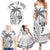 Custom Fiji Black Fern Family Matching Summer Maxi Dress and Hawaiian Shirt Maori Warroir with Fijian Masi Pattern