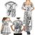 Custom Fiji Black Fern Family Matching Summer Maxi Dress and Hawaiian Shirt Maori Warroir with Fijian Masi Pattern