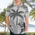 Custom Fiji Black Fern Hawaiian Shirt Maori Warroir with Fijian Masi Pattern