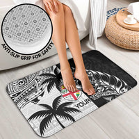 Fiji New Zealand Rugby Personalised Bathroom Set Maori and Tapa Pattern - Polynesian Pride