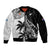 Custom Fiji New Zealand Bomber Jacket Maori mix Tapa Pattern Version