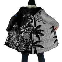 Fiji New Zealand Rugby Personalised Cloak Maori and Tapa Pattern - Polynesian Pride