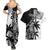 Custom Fiji New Zealand Couples Matching Summer Maxi Dress and Hawaiian Shirt Maori mix Tapa Pattern Version