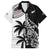 Custom Fiji New Zealand Family Matching Off Shoulder Short Dress and Hawaiian Shirt Maori mix Tapa Pattern Version